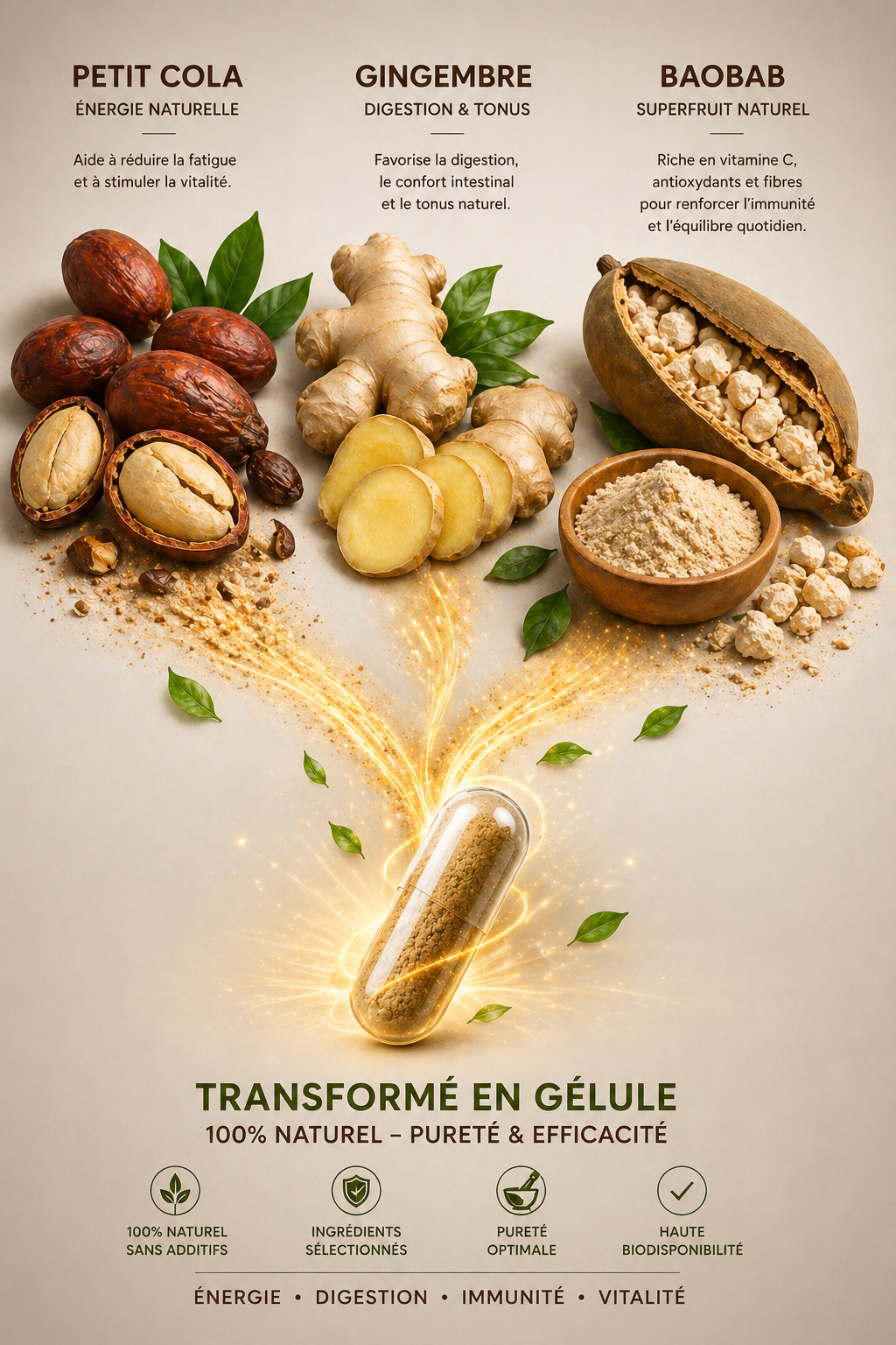 POWER CAPS – Énergie naturelle